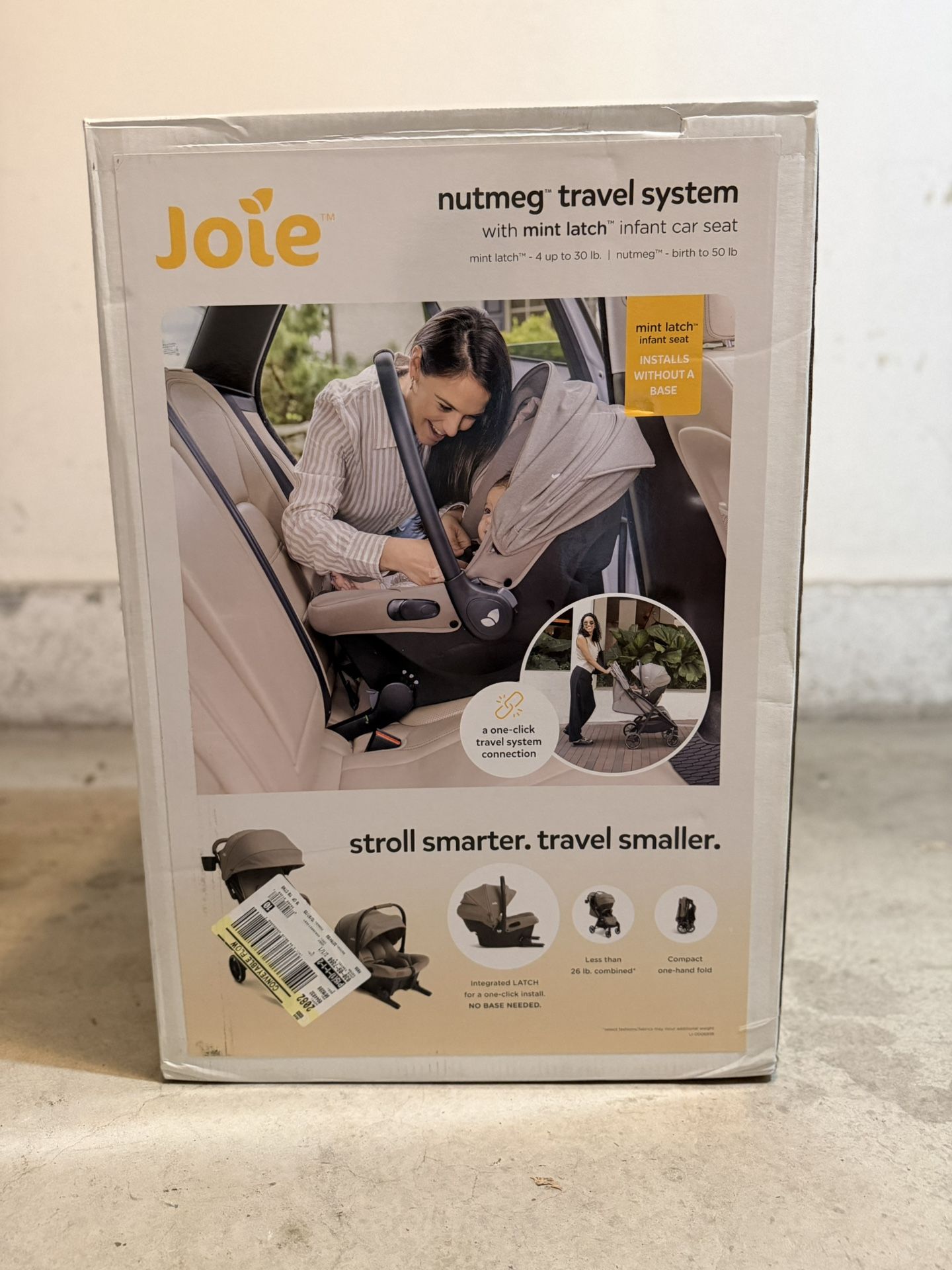 Joie Nutmeg Stroller + Car Seat