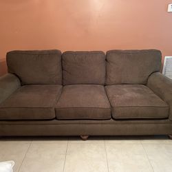 Green Fabric Sofa Couch