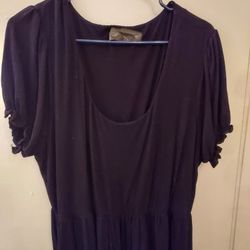 Foxblood Short Sleeve Dress