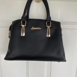 Ainuoer Black purse w/ Gold accents Black Handbag