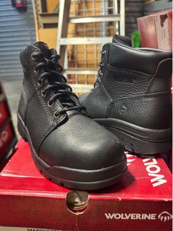 Steel toe #7 new wolverine boots $88