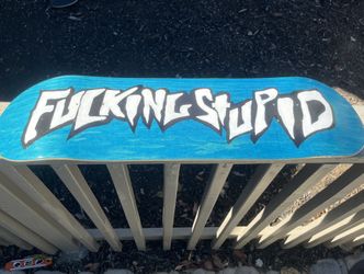 Hand painted skateboard