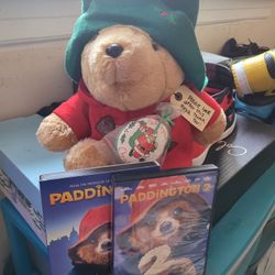 Paddington Bear-  1994, 2 DvDs and a jar of Orange Marmalade