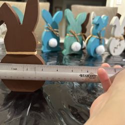 wood bunnies