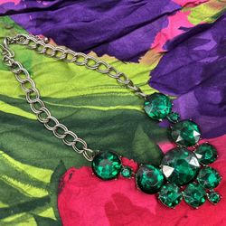 Large Stone Rhinestone Necklaces 