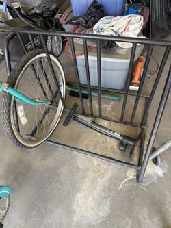 Black Metal Bike Rack