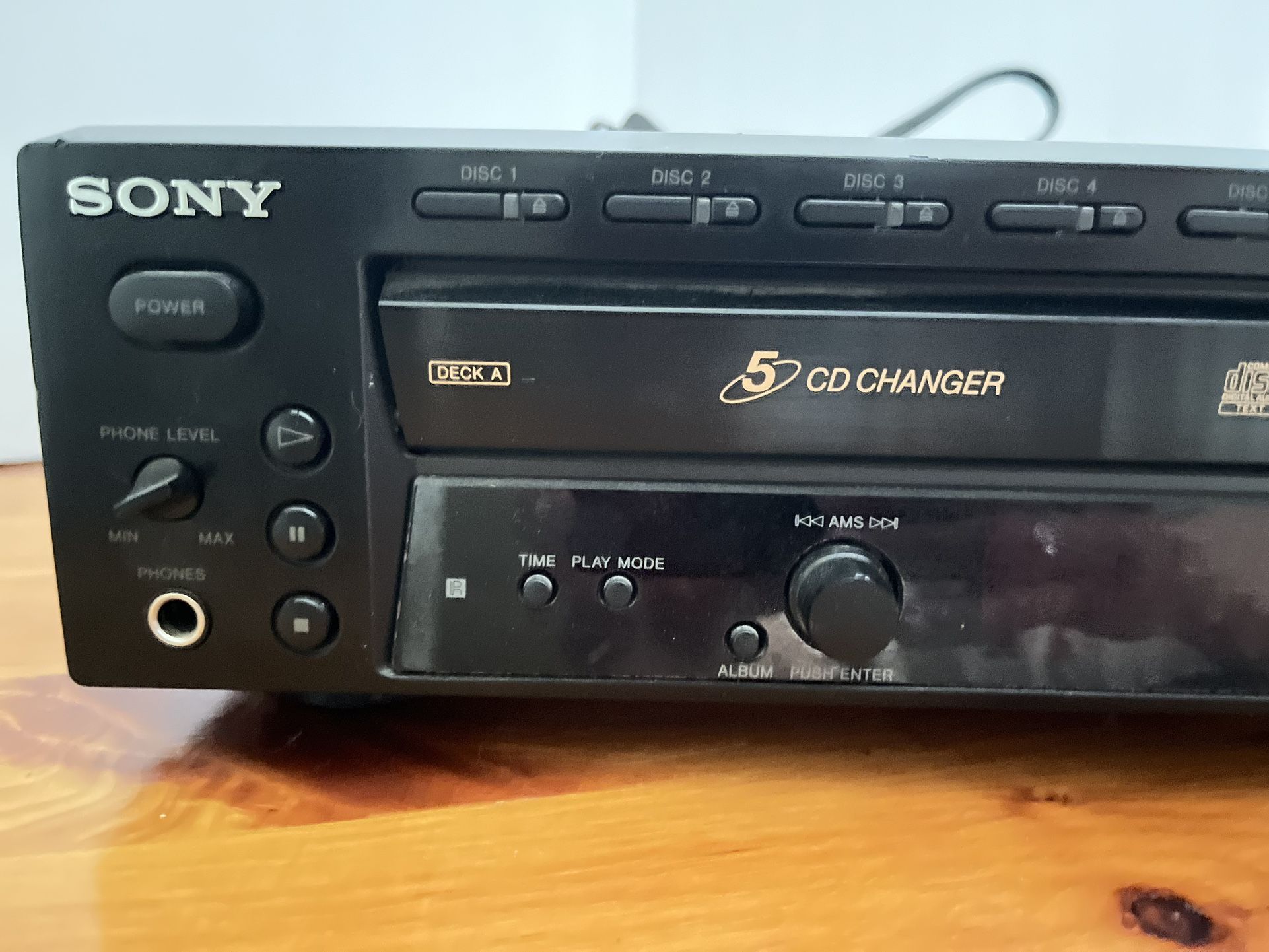Sony Dual Deck 5-CD Changer/Player/CD//CDR Recorder