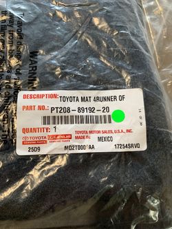 5th Gen 4Runner Carpet Mats.