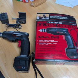 Craftsman Cordless Drill 