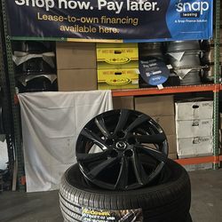 16” Mazda rims gloss black ,,,,firm price ,,,,,,,