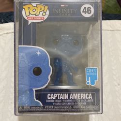 Funko Pop Marvel Infinity Saga Captain America Art Series #46, sealed in case