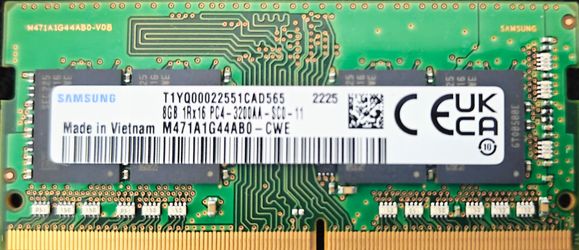 Samsung 8GB DDR4-3200 SO-DIMM Laptop RAM – $75