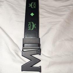 MCM Claus Reversible Leather Belt