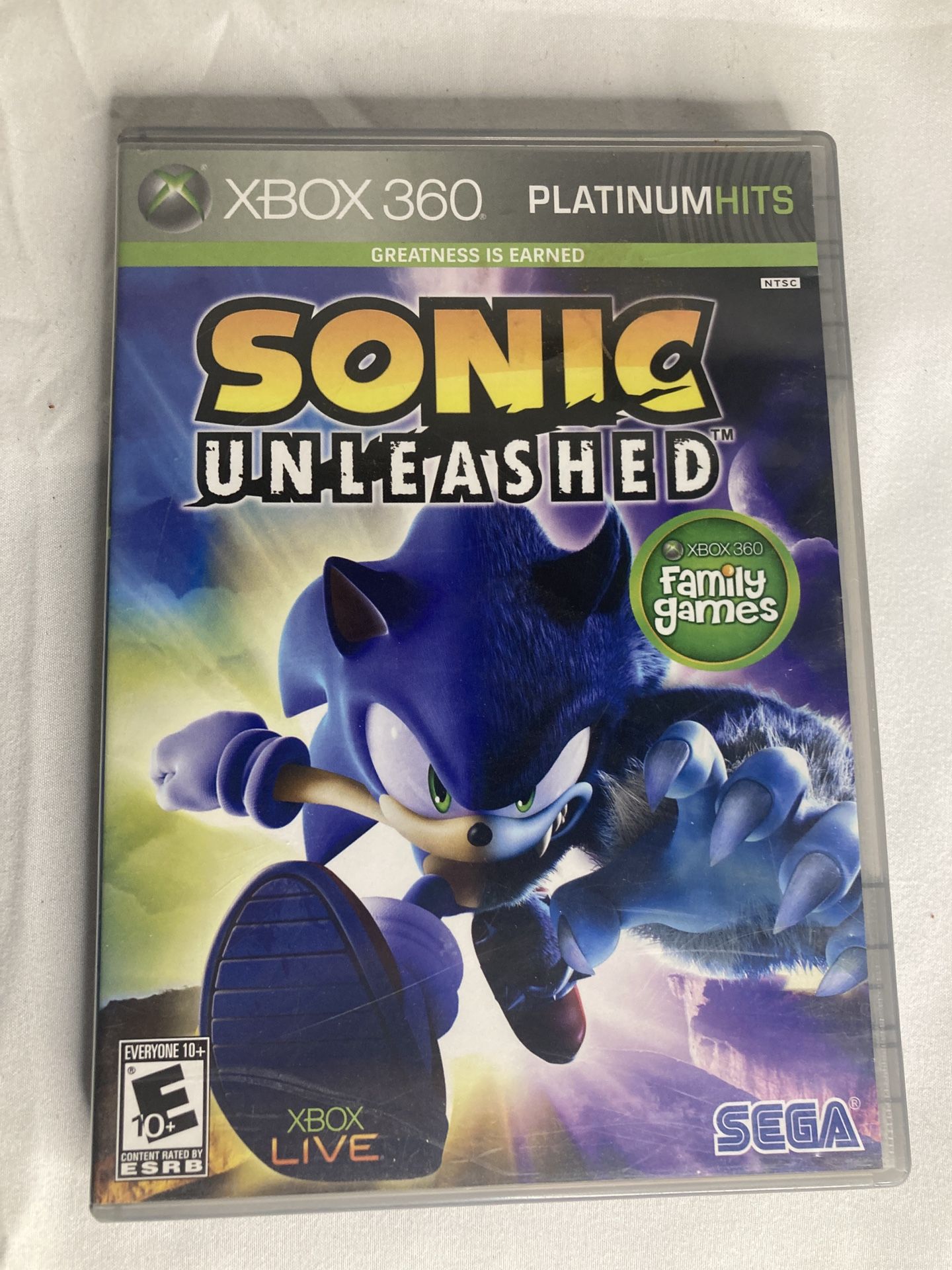 Xbox 360 Sonic Unleashed CIB