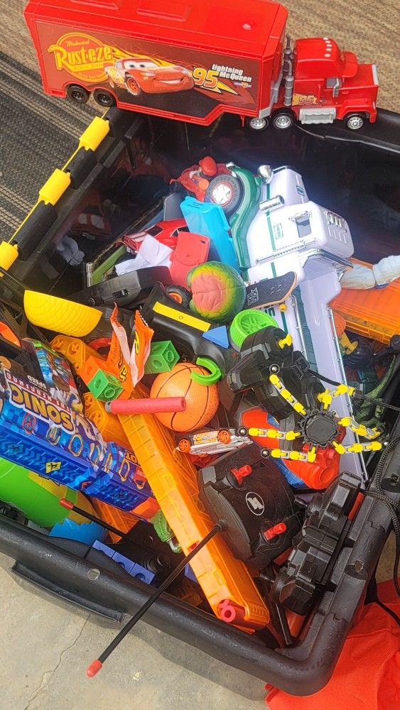 Bin Full Of Boys Nice Toys
