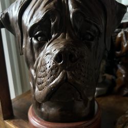 Acevedo Dog Head Statue