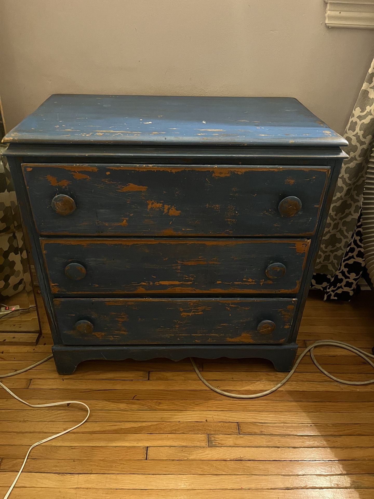 French Country Three Drawer Dresser