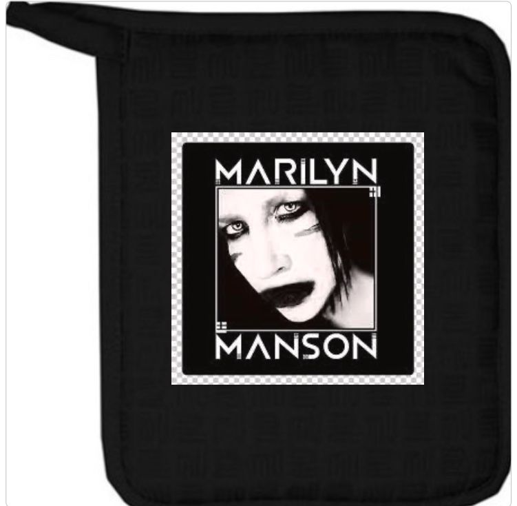 Marilyn Manson Decretive Pot Holders