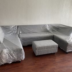 Shape U Sectional Couch Never Used 