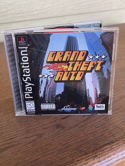 PlayStation Ps1 Black Label Grand Theft Auto GTA 1 and 2