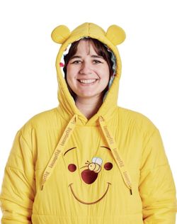 Brand New Loungefly Unisex L Pooh Puffer Sweater 
