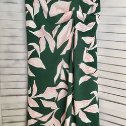 Green Floral Skirt, Large