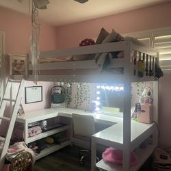 Twin Bunk With Desk