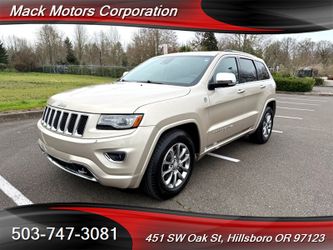 2014 Jeep Grand Cherokee Overland 62k low Miles Hemi V8 AWD