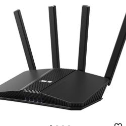 ASUS RT-BE58U WiFi 7 BE3600 AiMesh Extendable Router, 4K-QAM, MLO, AI Detection 2.5G Port, Four 1G Ports, Commercial-Grade Network Security, Parental 