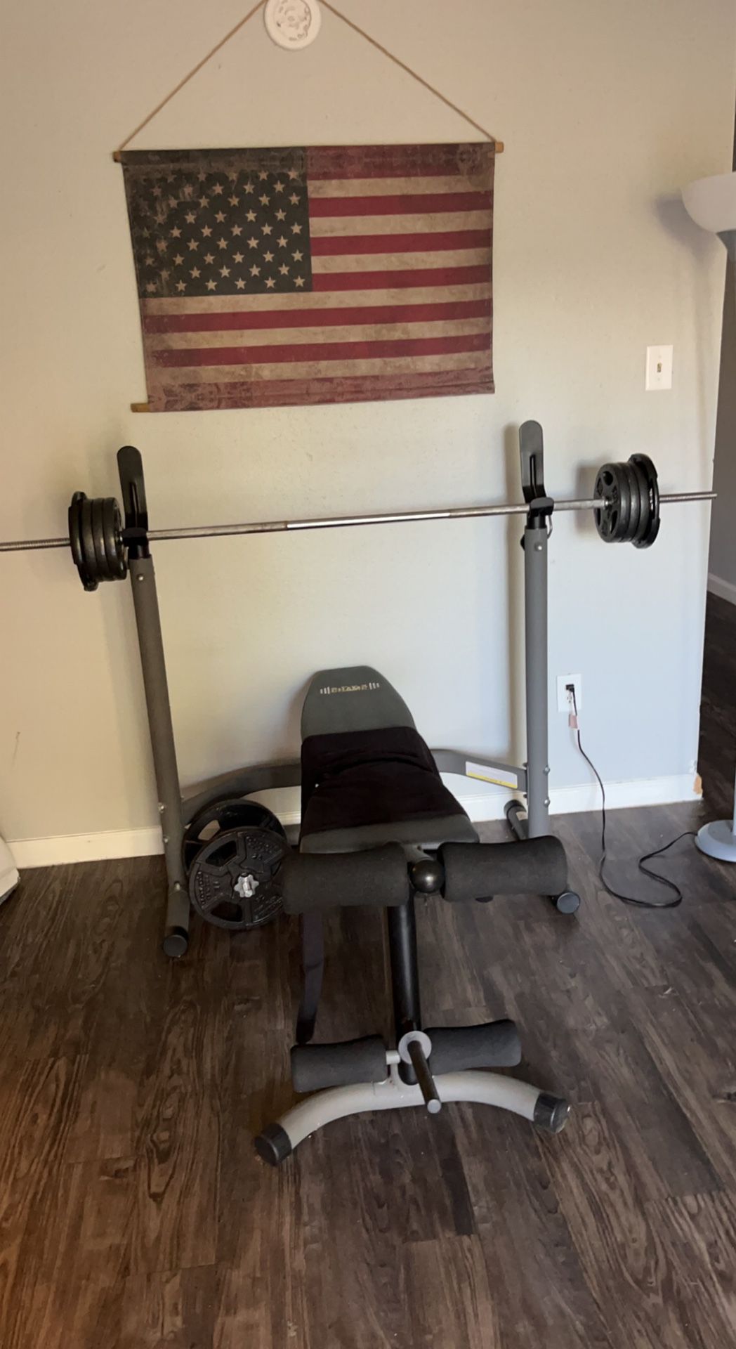 Body Champ Weight Bench And Weights