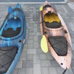 Fishing Kayaks   Paddles/jackets Included   $575 Both 