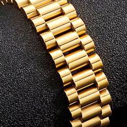 Gold Presidential Link Bracelet .. Free Fast Shipping  Discounted Sale Best Offer 