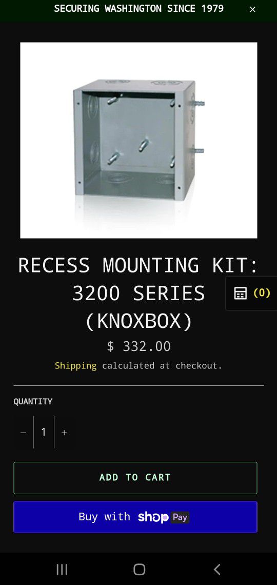 3200 Series Knox Box
