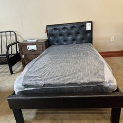 Black Twin Bed Frame 