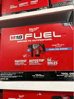 Milwaukee new 1 1/8” rotary hammer one key