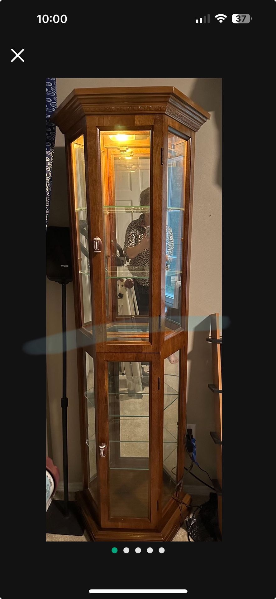 Lighted Curio Cabinet