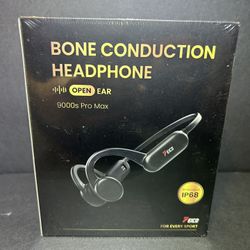 FEICO Bone Conduction Headphones, Bluetooth 5.3 Open-Ear Headphones with Mic / MP3 Mode Built-in 32GB & 10Hrs Playtime, IP68 Waterproof Bone Conductio
