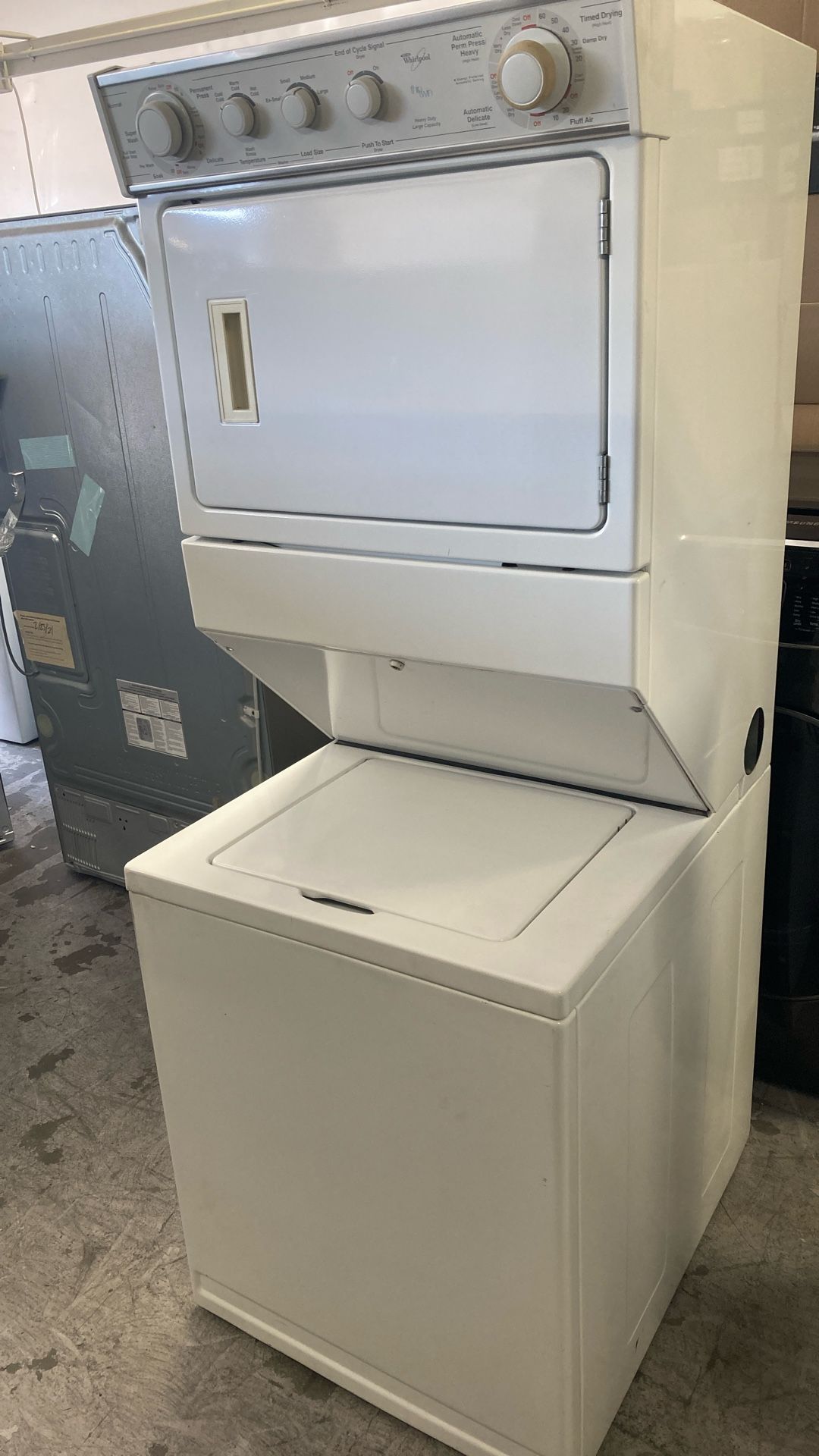 Whirlpool Laundry Center Gas Dryer Topload Washer