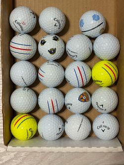 19 Callaway chrome soft tour golf balls