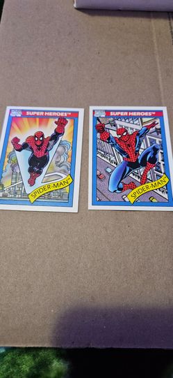 Marvel Spider-Man Super Heroes Trading Cards (2)