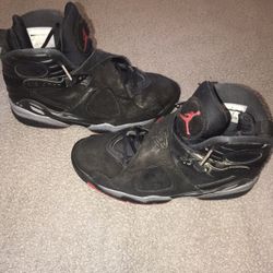 Jordan 8 Retro Black Cement’s🖤⚡️🐺⚡️💯🙌For Sale Size 8 Men🔥👟⚡️🦾