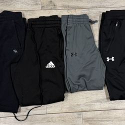 Abercrombie, adidas, under armor, & no boundaries sweat pants