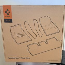 Spigen Floor Mats Tesla Model 3 2024 WeatherBloc