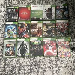 Xbox 360 Games Name Any