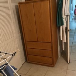 Oak Armoire $250