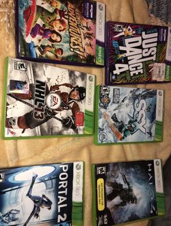 Xbox 360 +Kinect Assortment Games