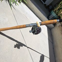 Penn Fish Reel On A Penguin Rod + 3 Rods