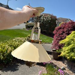 Antique Gas Lamp Converted To Electric