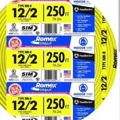 12/2 Romex 250 Feet