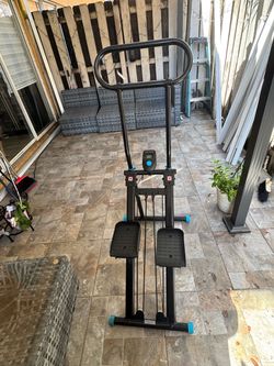 Black Stair Stepper Exercise Machine